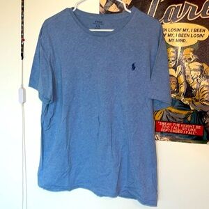 Men’s Sz L Polo Ralph Lauren Blue Short Sleeve Tee Shirt